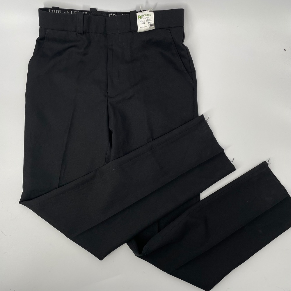 NWT‎ Horace Small Sentry Men 36x37U Work Pant Flex Waist Black Flat Front
